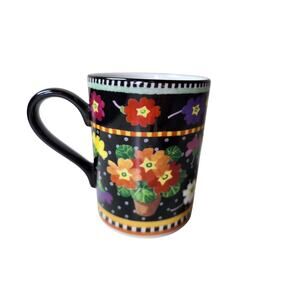 PRIMROSE by DEPARTMENT 56 Colorful Floral Tea Coffee Mug